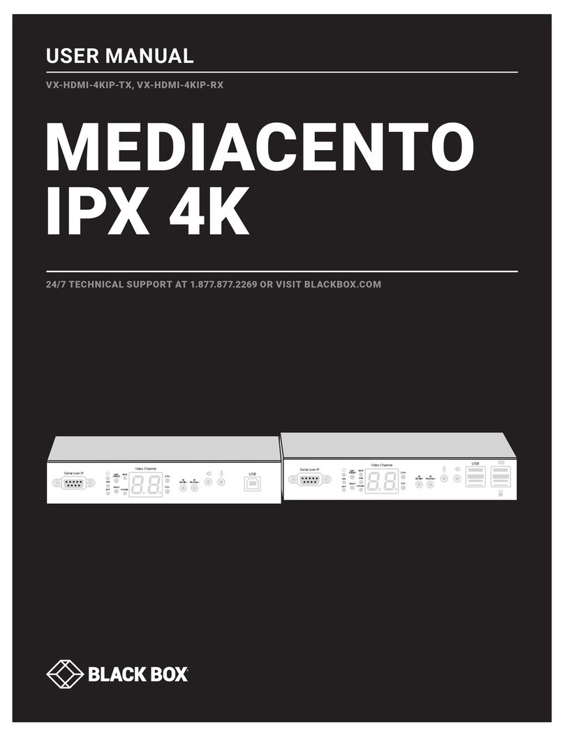 Black Box VX-HDMI-4KIP-TX User manual