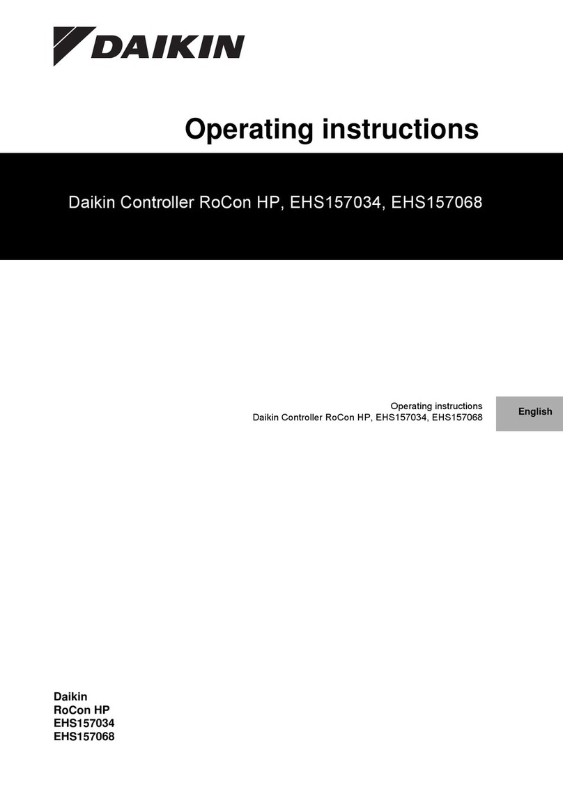 Daikin EHS157034 operating instructions
