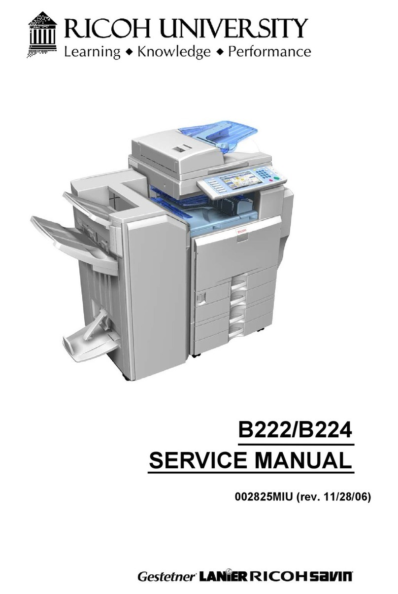 Ricoh B222 User manual
