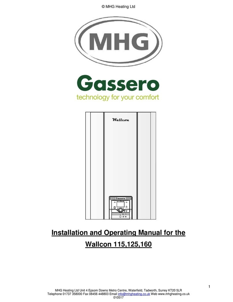 MHG Heating Wallcon 115 Installation and operating manual MHG Heating Wallcon 115 Installation and operating manual