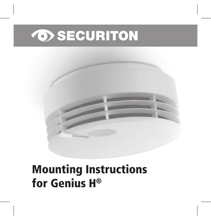 Securiton Genius H Mounting instructions