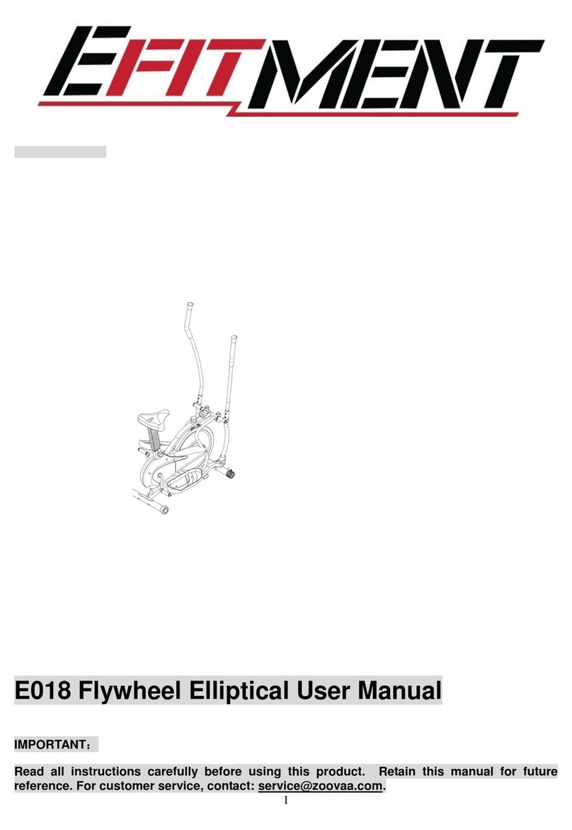 Efitment E018 Flywheel user manual