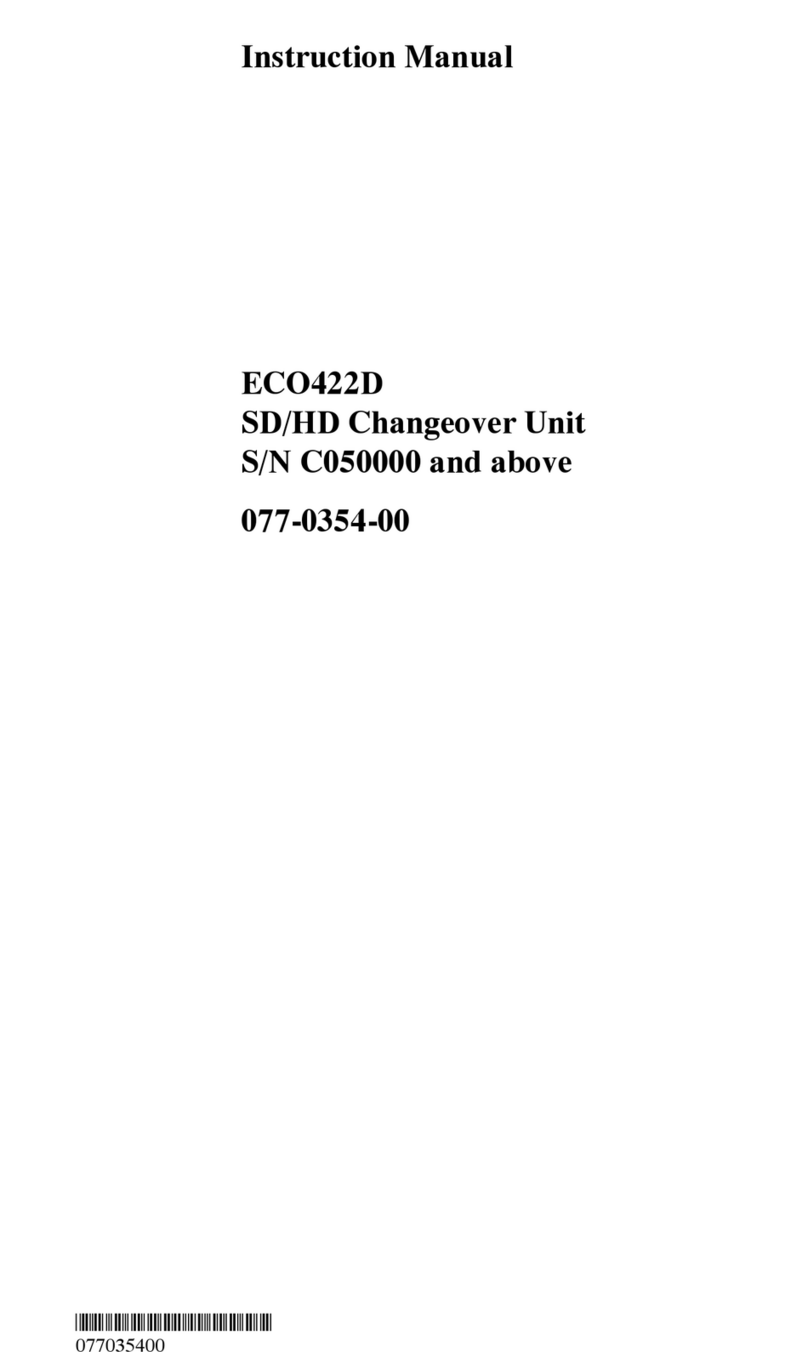 Tektronix ECO422D User manual Tektronix ECO422D User manual