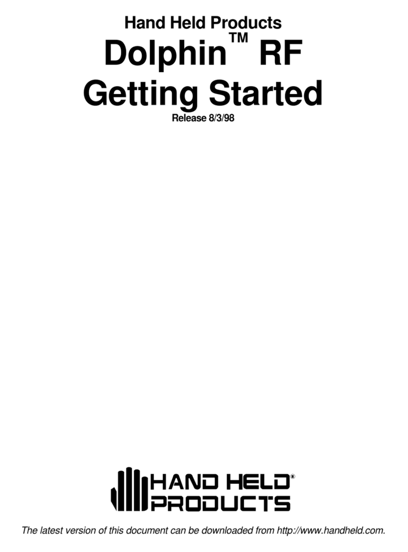Hand Held Products DOLPHIN RF Getting started guide