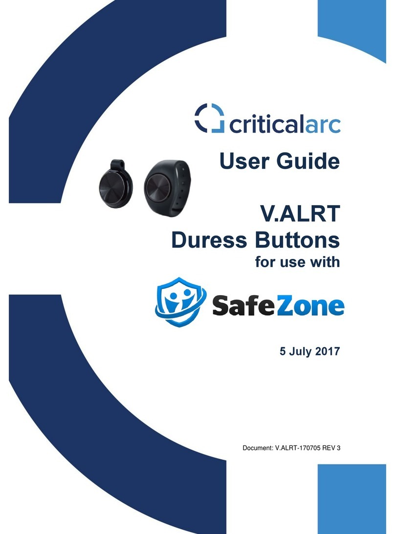 CriticalArc V.ALRT User manual