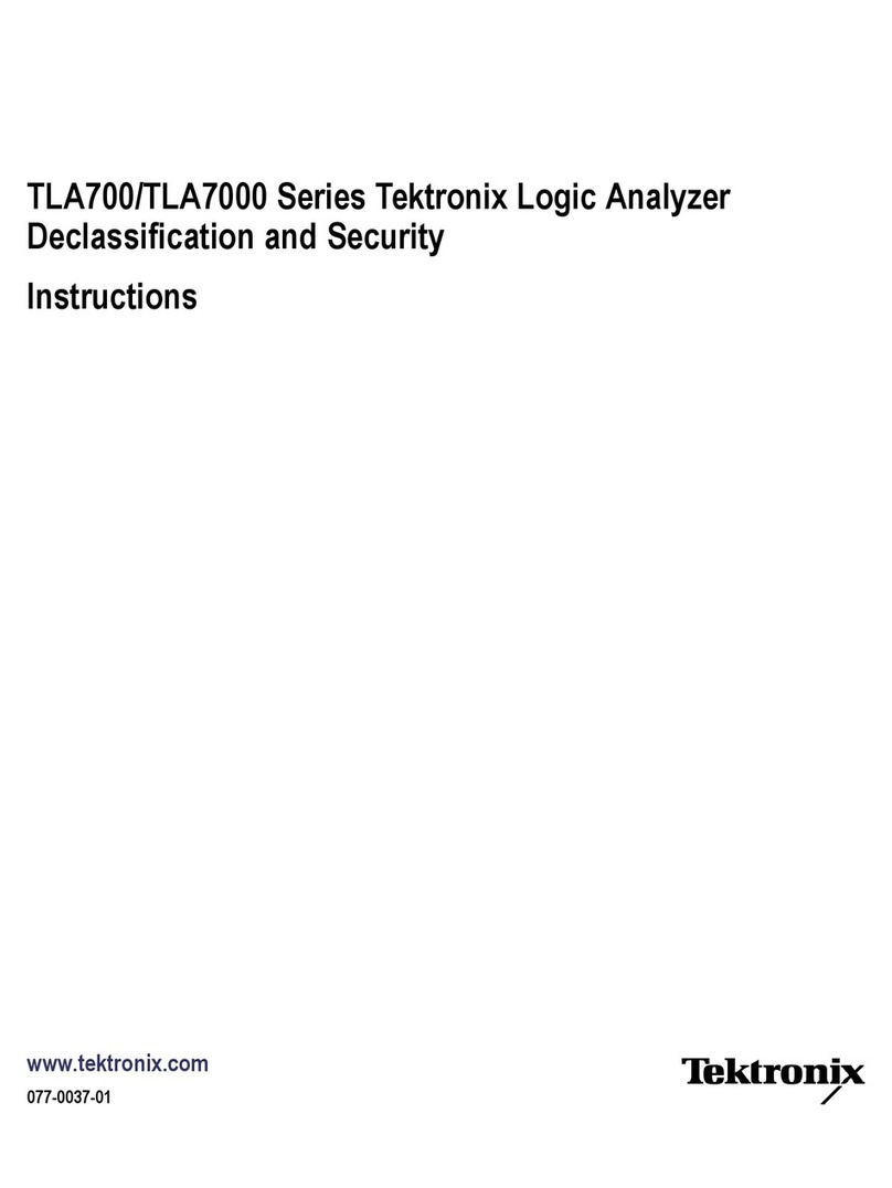 Tektronix TLA7AA1 User manual