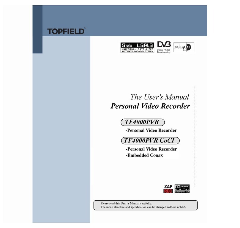 Topfield TF4000PVR CoCI user manual