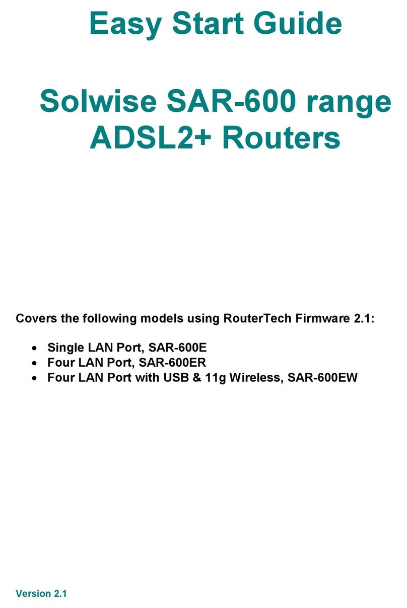 Solwise SAR-600 Instructions for use
