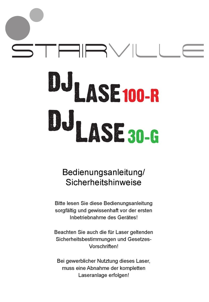Stairville DJ Lase Series 100-R user manual