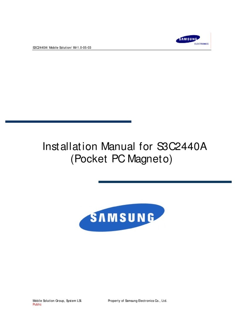 Samsung S3C2440A User manual Samsung S3C2440A User manual