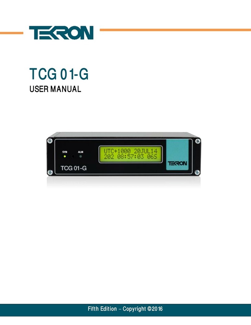 Tektron TCG 01-G user manual