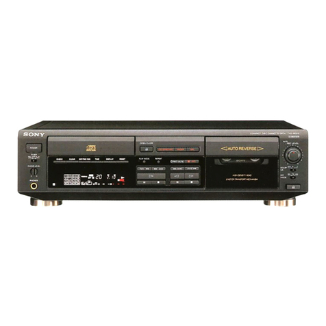 Sony TXD-RE210 User manual