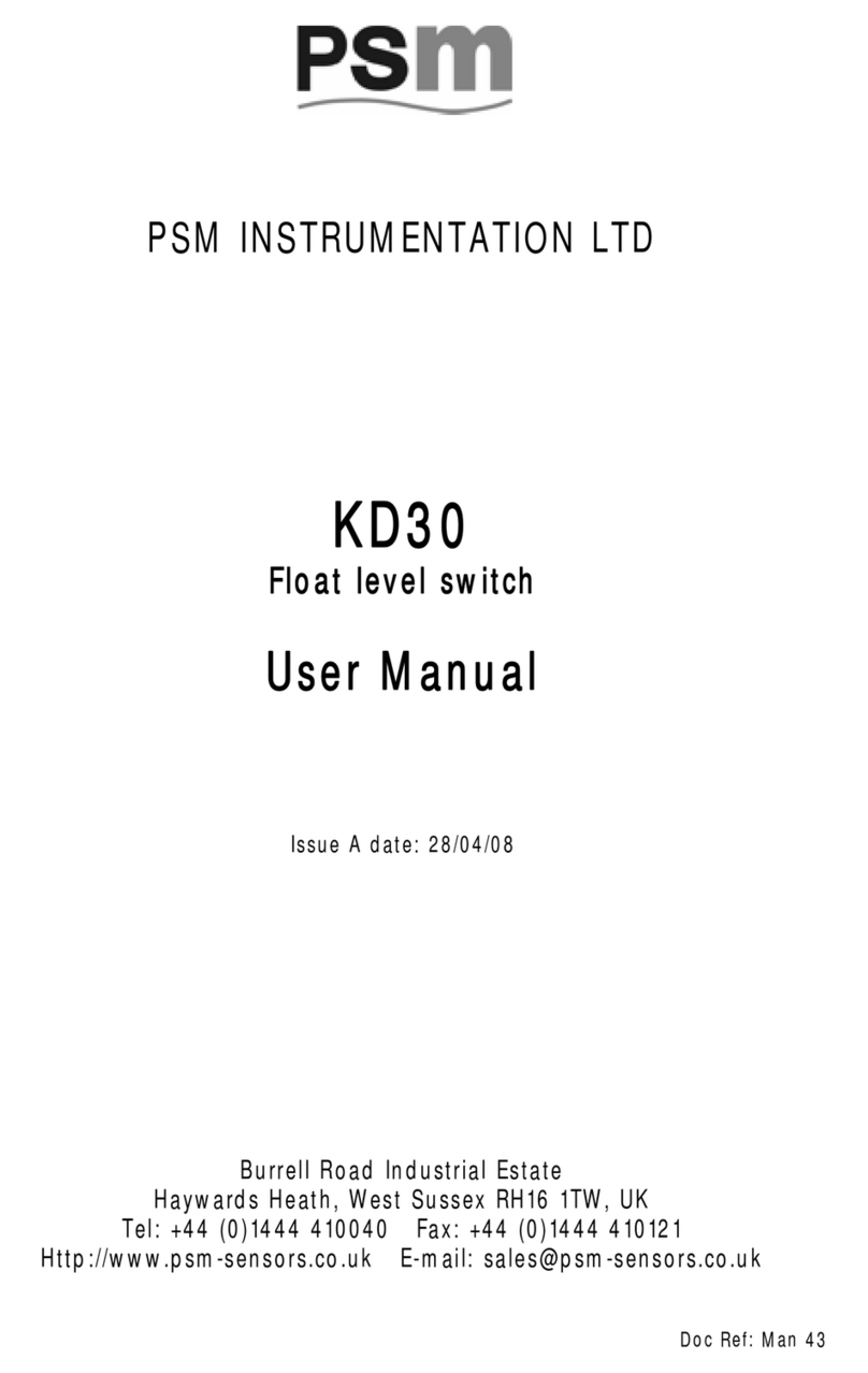 PSM KD30 user manual