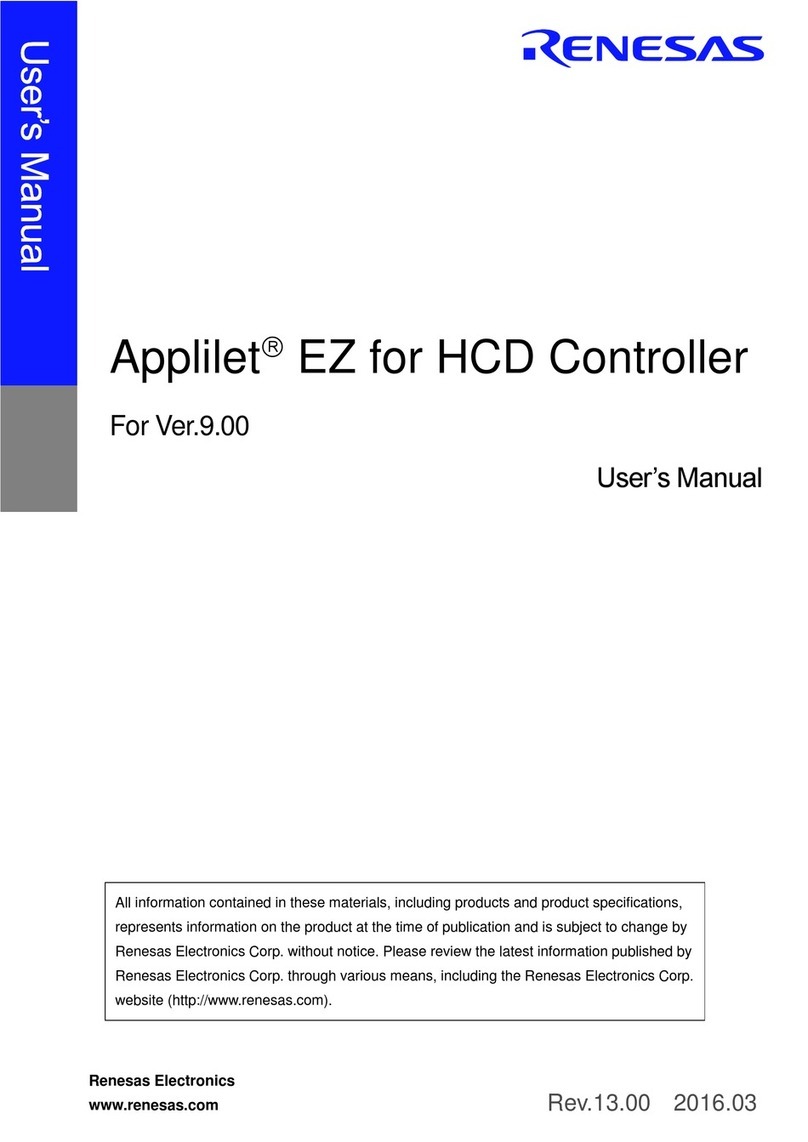 Renesas Applilet user manual