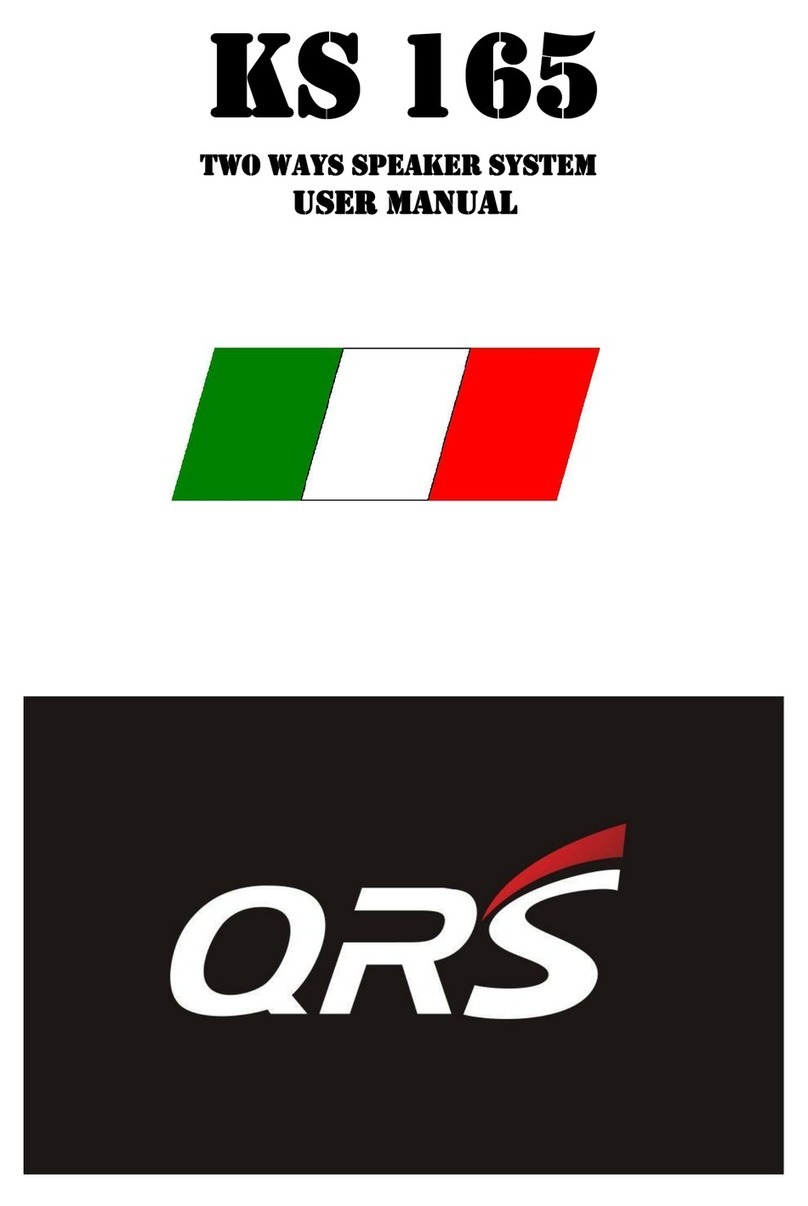 QRS KD 165 user manual