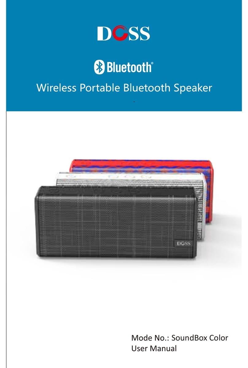 Doss SoundBox Color User manual