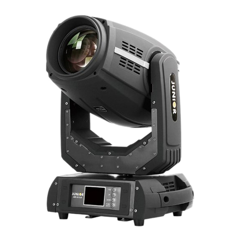 PR Lighting JNR BWS 350 User manual