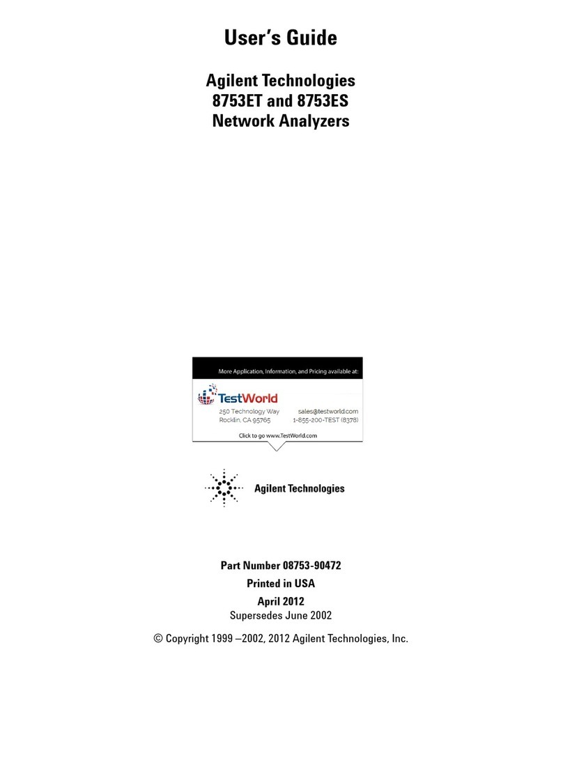 Agilent Technologies 8753ET user guide