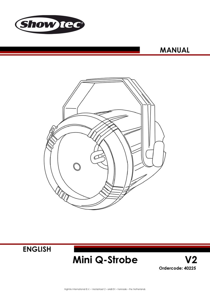 Show Tec Mini Q-Strobe User manual