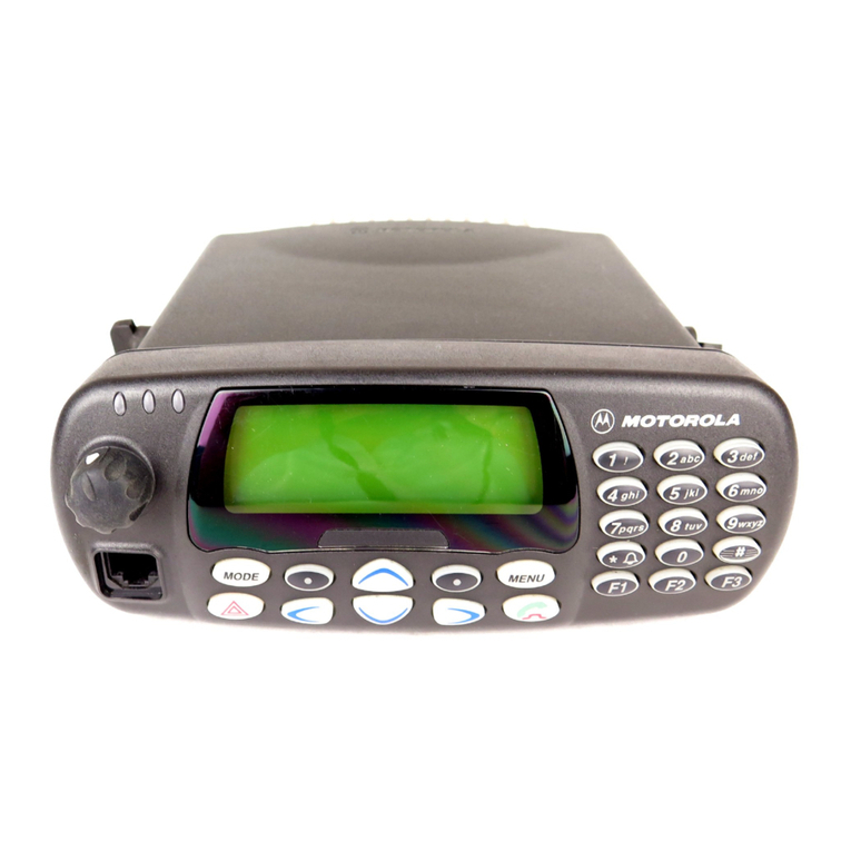 Motorola TETRA MTM800 user manual
