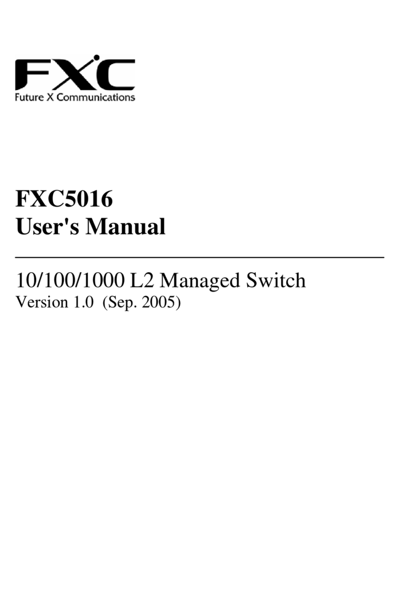 FXC FXC5016 user manual