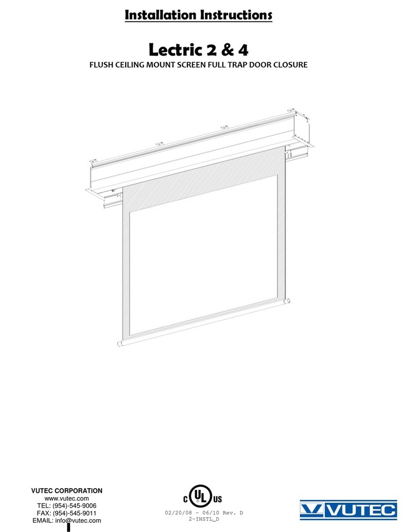 Vutec Lectric 4 installation instructions