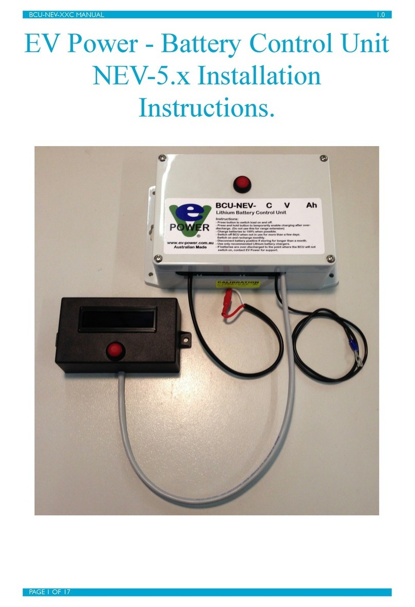 EV-POWER BCU-NEV-XXC User manual
