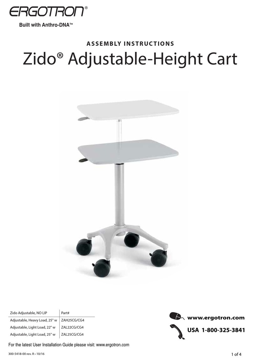 Ergotron ZAH25CG/CG4 User manual