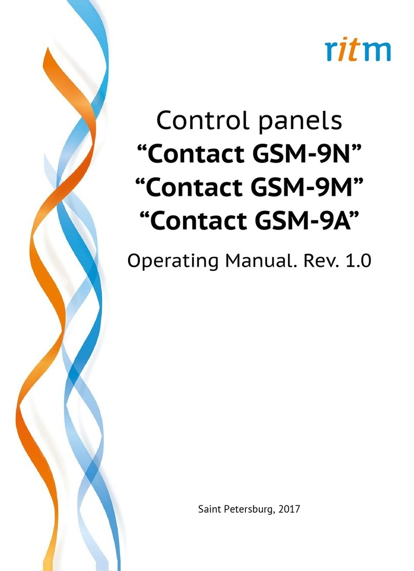 ritm Contact GSM-9N operating manual