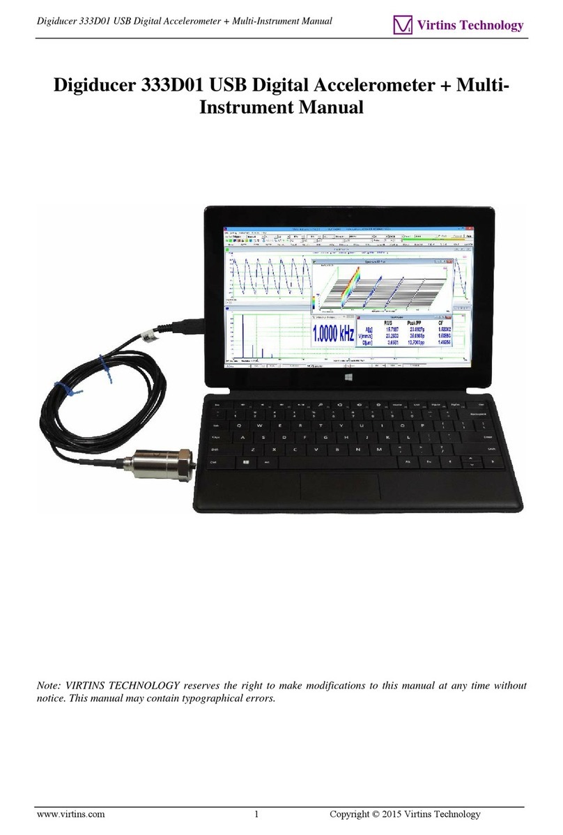 Virtins technology Digiducer 333D01 User manual