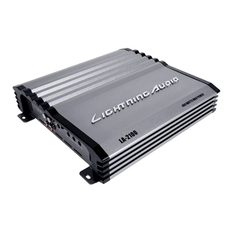Lightning Audio LA-21 00 User manual Lightning Audio LA-21 00 User manual