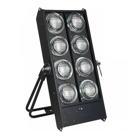 Show Tec STAGE BLINDER 8 DMX V1 User manual
