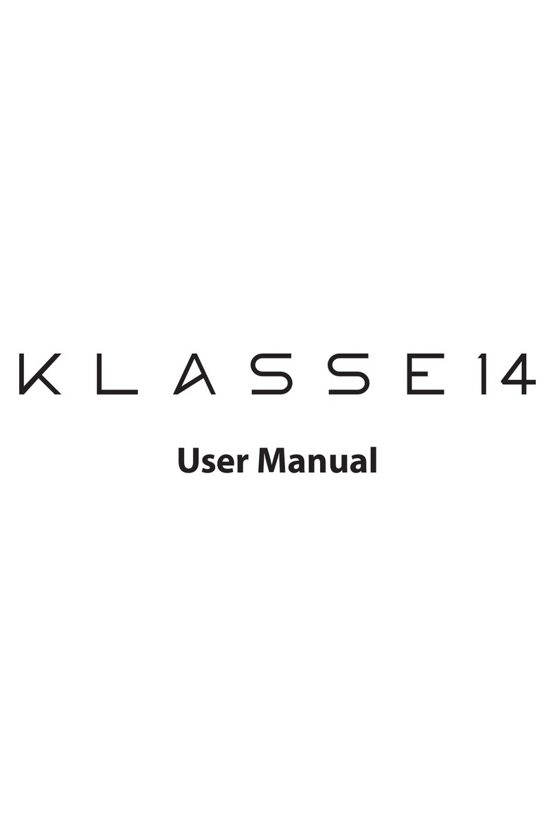 KLASSE 14 CHRONOGRAPH user manual