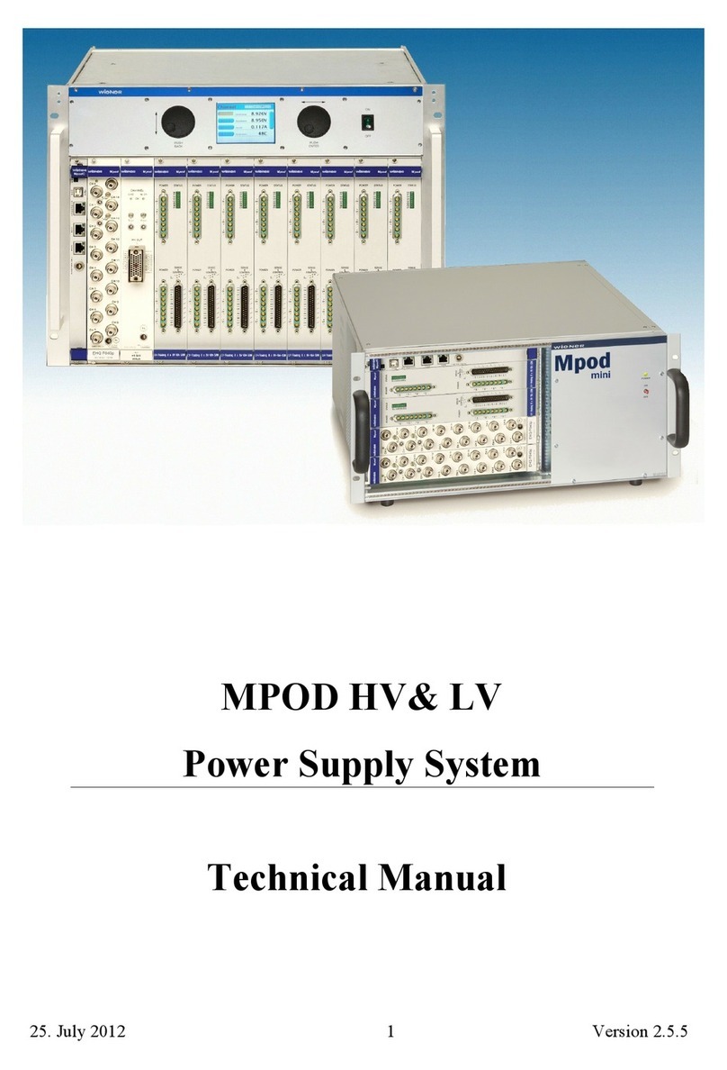 Wiener MPOD LV Technical manual