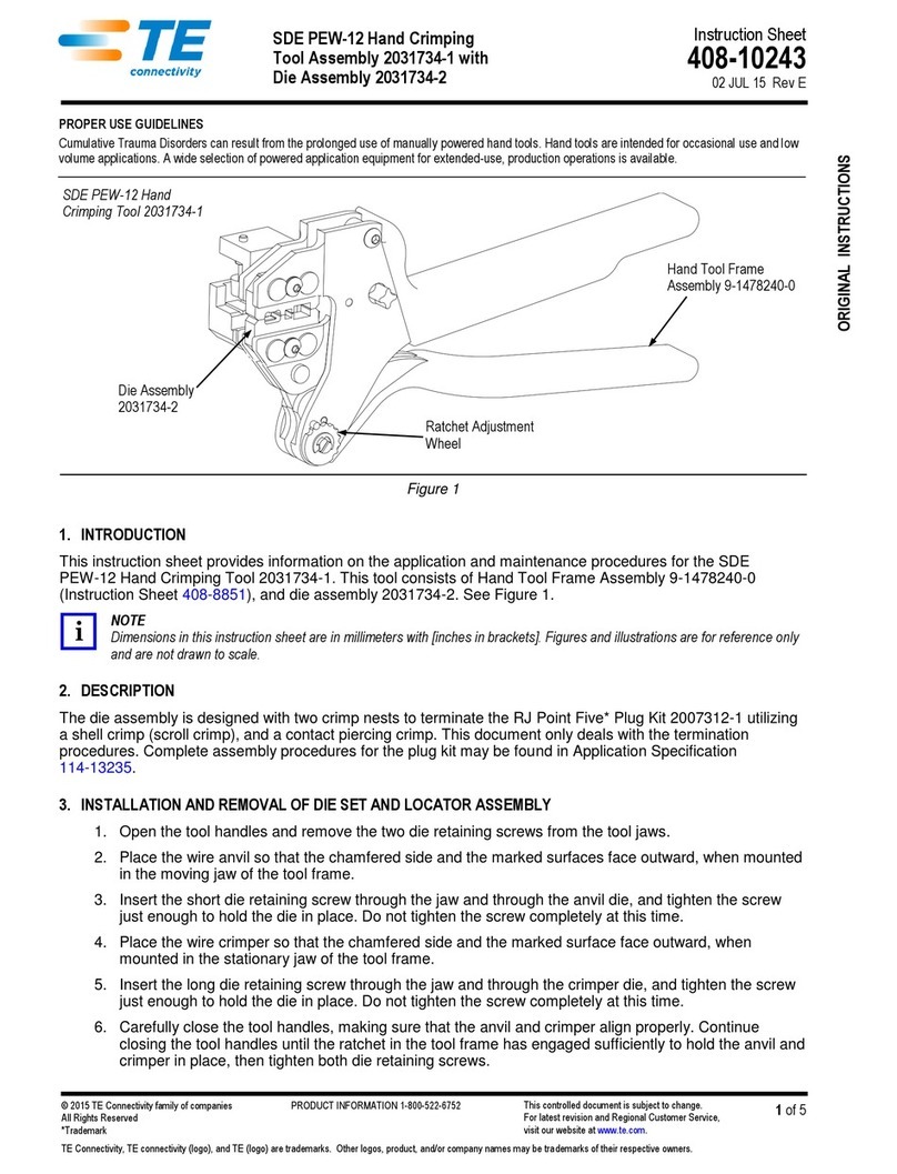 ete SDE PEW-12 instruction sheet