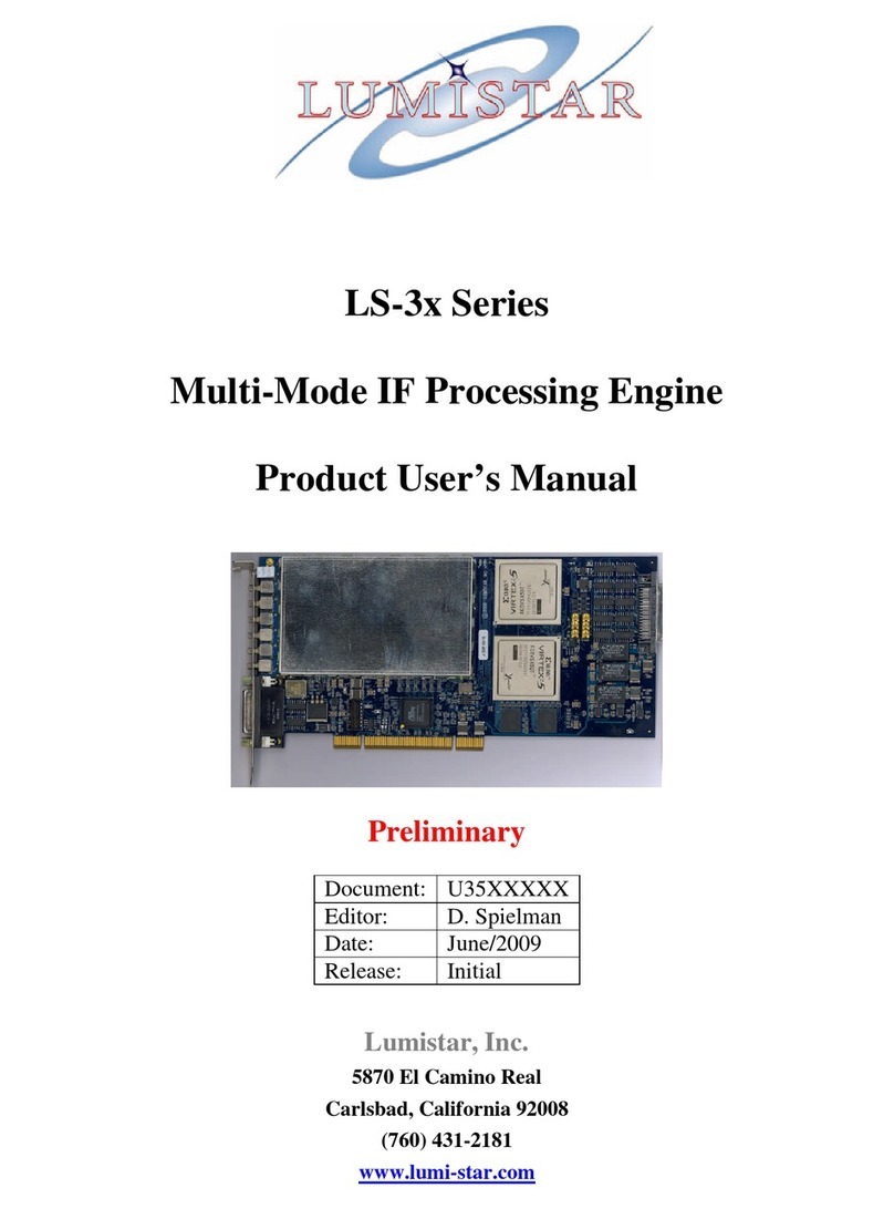 Lumistar LS-3x Series user manual