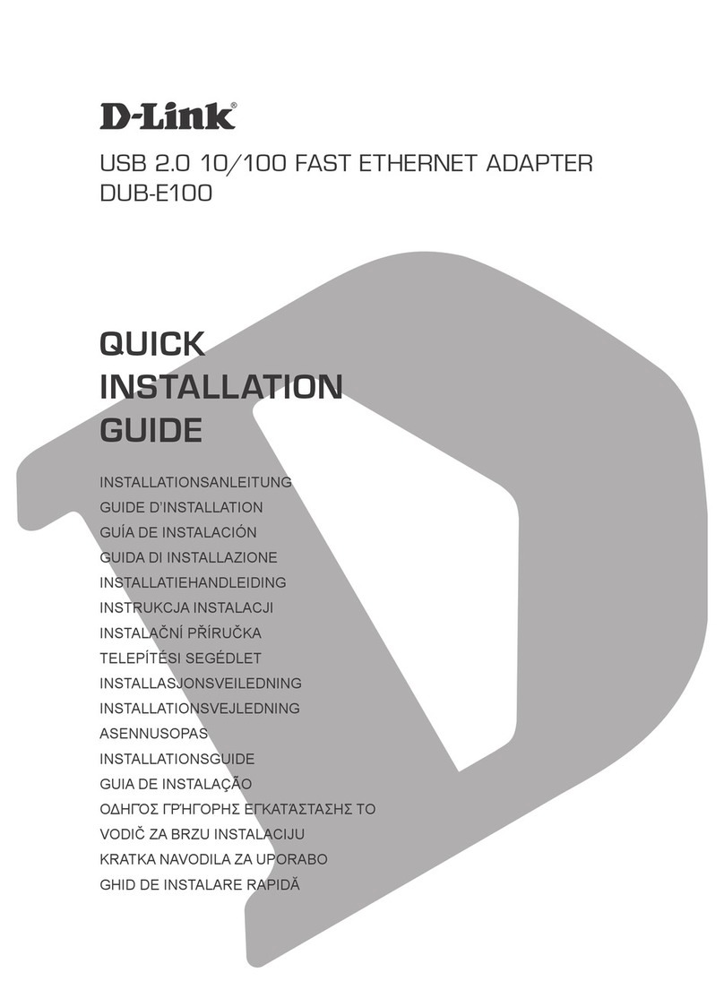 D-Link DUB-E100 User manual