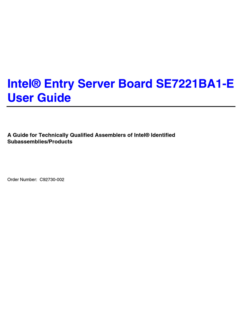 Intel SE7221BA1-E User manual