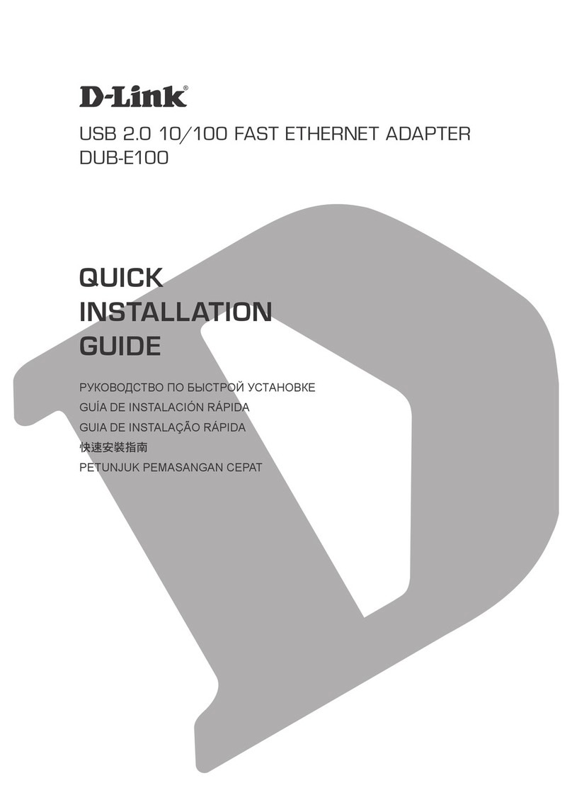 D-Link DUB-E100 User manual