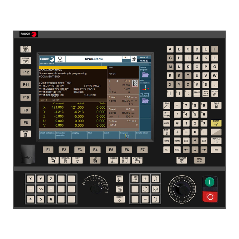 Fagor CNC 8060 installation manual