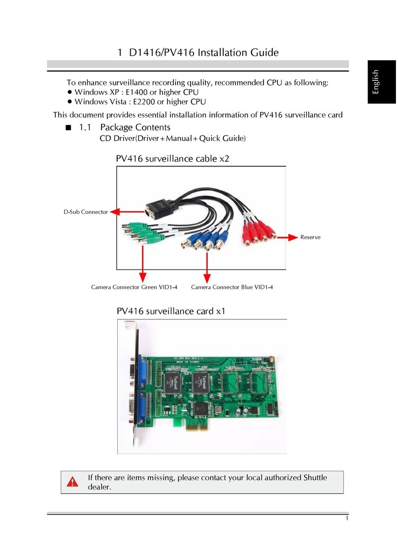 Shuttle D1416 user guide