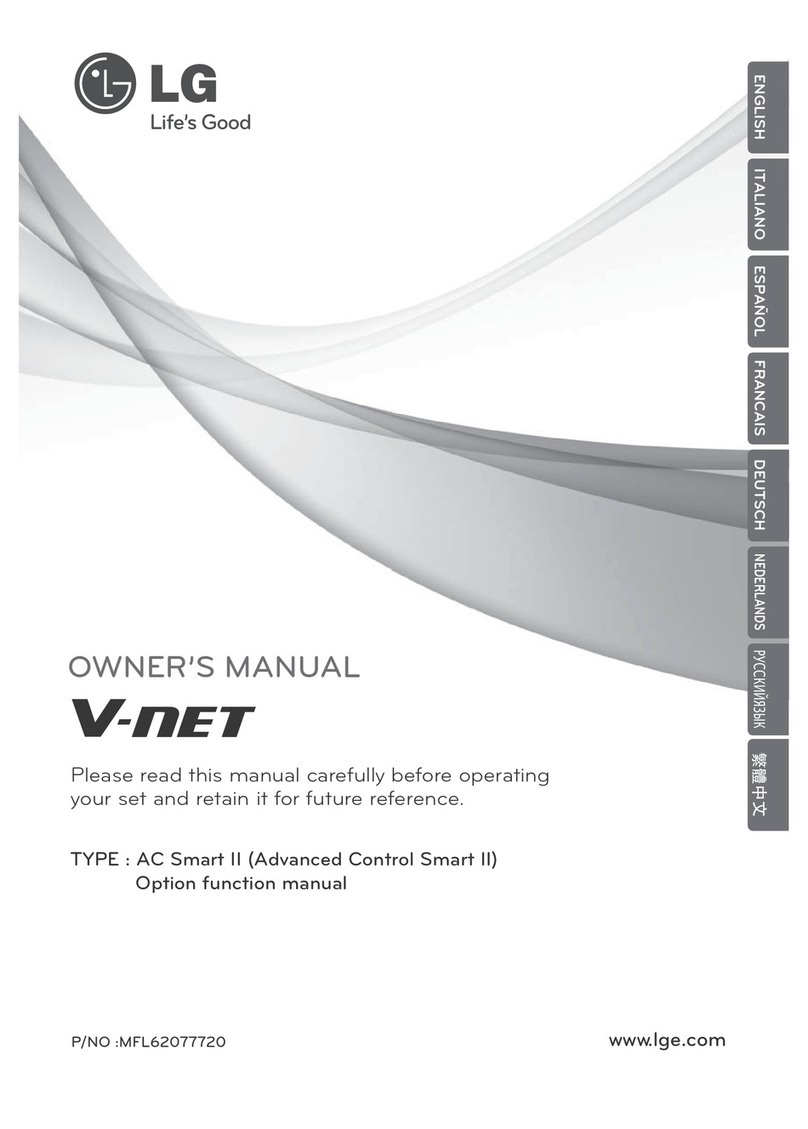 LG AC Smart II User manual