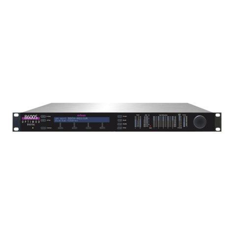 Orban OPTIMOD-FM 8600S User manual