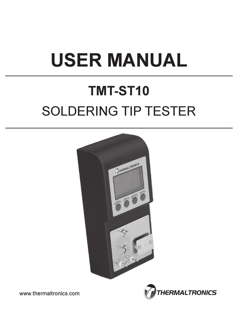 Thermaltronics TMT-ST10 User manual