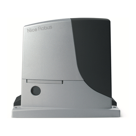 Nice Robus 600 Parts list manual