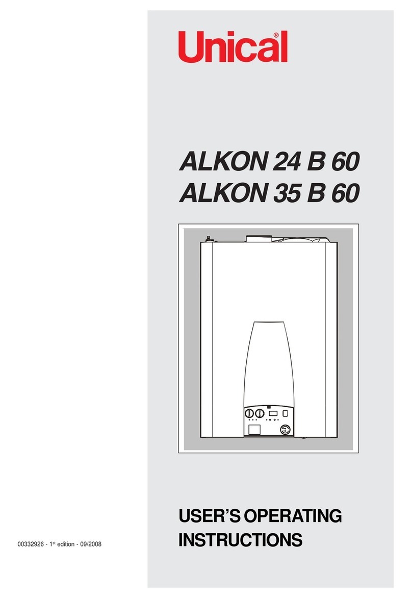 Unical ALKON 24 B 60 Operation instructions Unical ALKON 24 B 60 Operation instructions