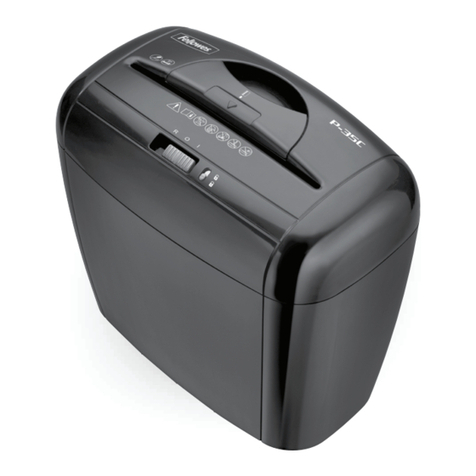 Fellowes POWERSHRED P-35C User manual