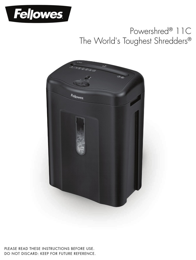 Fellowes Powershred 11C User manual
