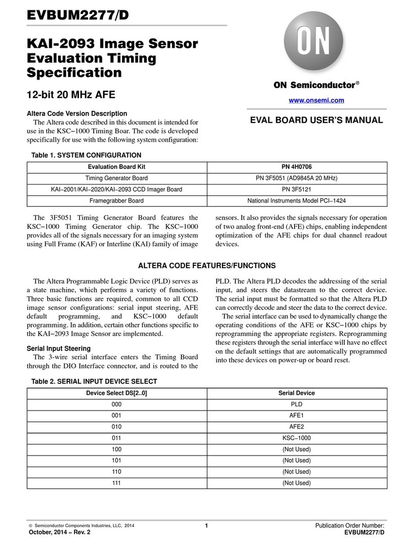ON Semiconductor KAI-2093 User manual