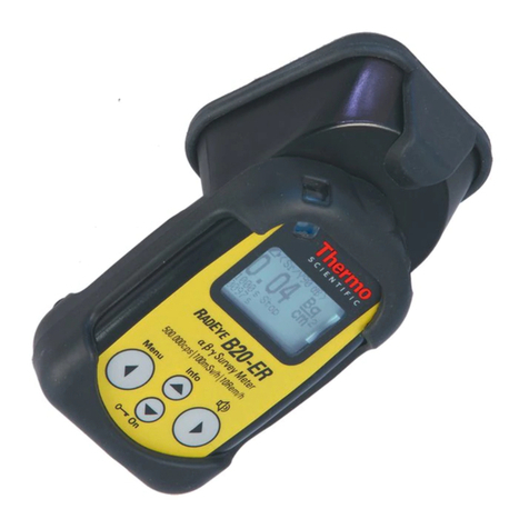 Thermo Scientific RadEye B20 User manual Thermo Scientific RadEye B20 User manual